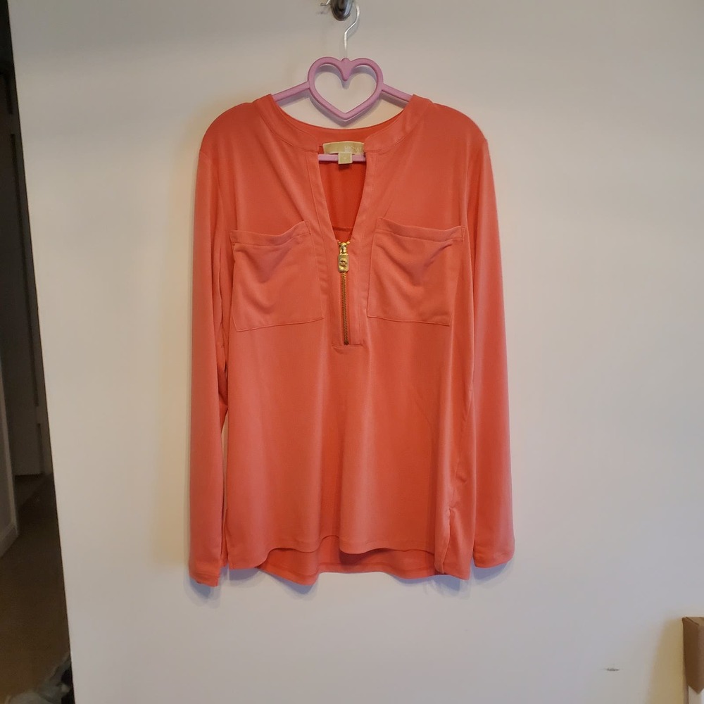 Michael Kors Size M Long Sleeve Lightweight Blouse Top